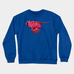 Watercolor Cardinal 3 Crewneck Sweatshirt